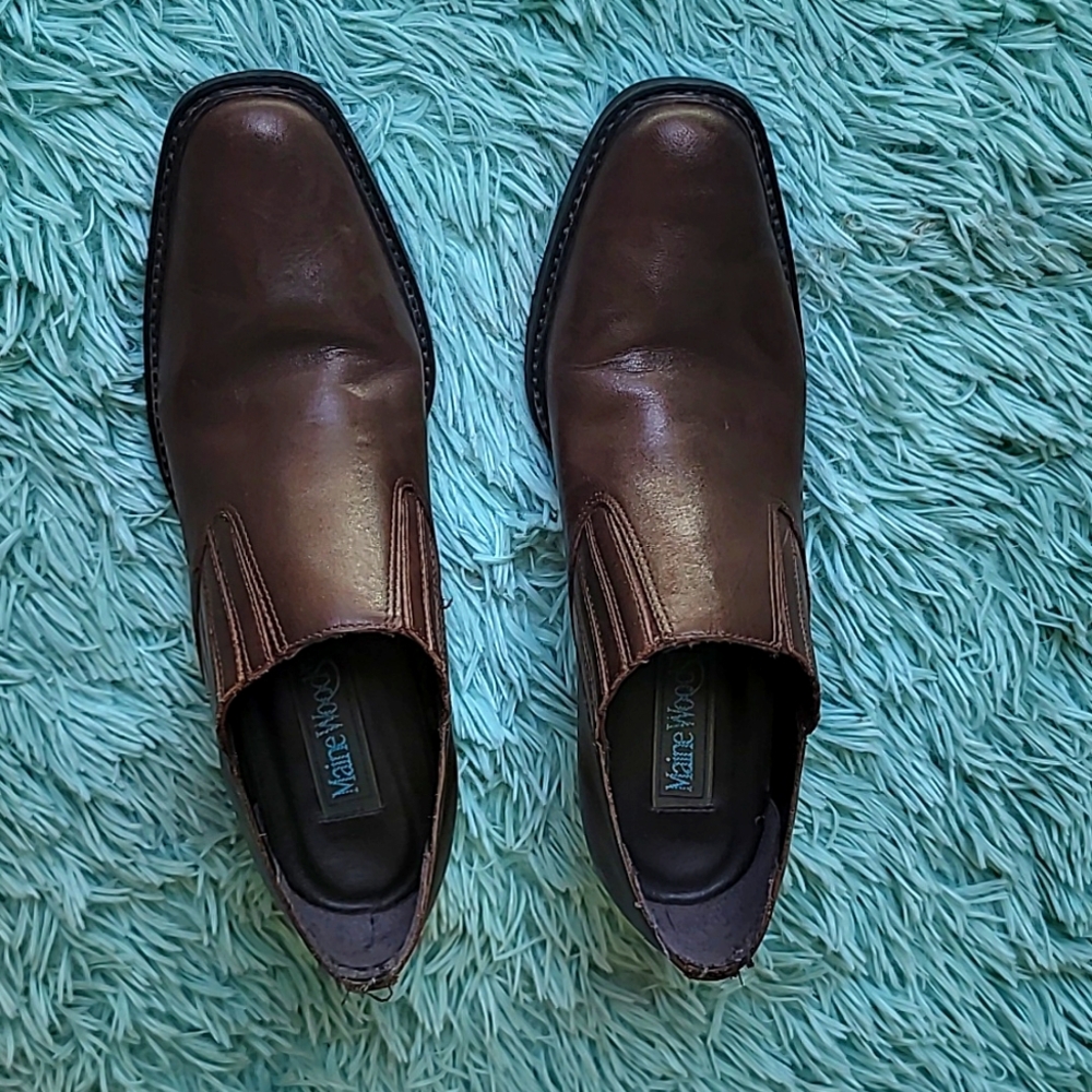 Womens brown shoe boot size 9M